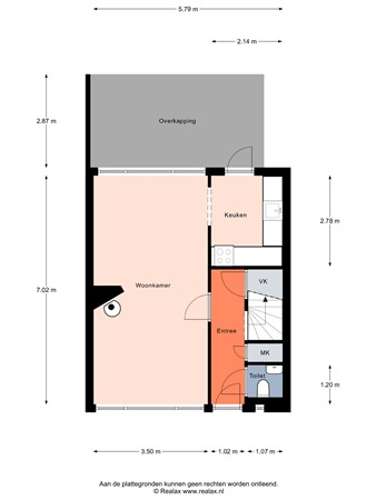 Floorplan - Zuiderzeelaan 23, 3752 TB Bunschoten-Spakenburg
